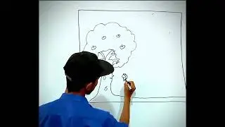 Please don&rsquo;t cut the tree। sad tree drawing
