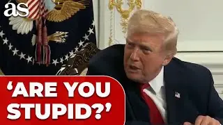 TRUMP explodes at REPORTER after being asked WHY HE BLAMES BIDEN for the NATIONAL GUARD KILLINGS