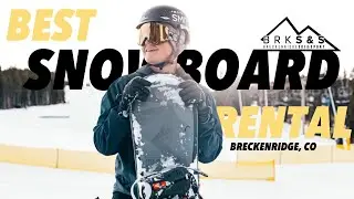 The BEST Beginner Snowboard Rental in Breckenridge Colorado