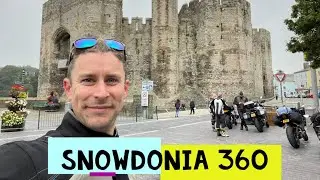 Motorcycle Camping and Touring in Wales - Snowdonia 360 Route