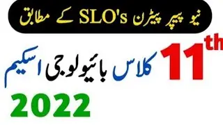 11th Class Biology Pairing Scheme 2022|1st Year Biology Paper Pairing Scheme 2022