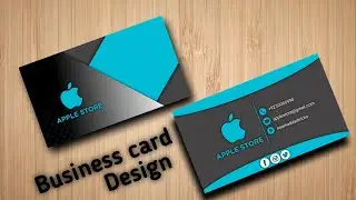 Visiting card design on pixellab| Design you business card