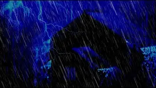 Fall Asleep Soundly in 3 Minutes | Heavy Rain and Calming Thunder