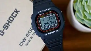 Casio G-Shock DW5000R-1A Unboxing