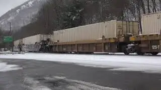 CSX #3131 NBD Intermodal @ QR 52 Cornwall NY 12/27/25