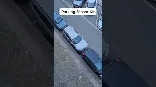Backup Like a Pro | ELSNU 8-Sensor Park Assist System Install + Test #parking #amazonfinds #shorts