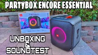 JBL PARTYBOX ENCORE ESSENTIAL - Unboxing & Soundtest