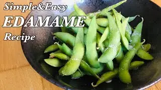 How to cook frozen Edamame| Simple Edamame recipe| Japanese food cooking| Hitomi's kitchen
