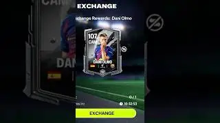 Dani olmo 107 ovr CAM key matches exchange fifa mobile #fifamobile #fcmobile #football #gameplay
