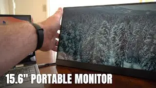 GEOYEAO Portable Monitor  Review - 15.6 inch VESA Laptop Display with Stand Case