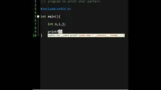 star pattern program #1-C programming #ytshorts #youtube #hashcoder #shorts #coding #programming