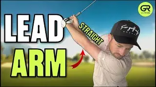How To Keep Your Lead Arm Straight In The Golf Swing!