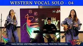 Western vocal solo | University of Mumbai | National Youth festival | AIU new Delhi