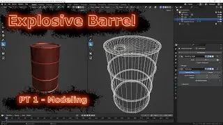 Modeling Explosive Barrel in Blender | Part 1