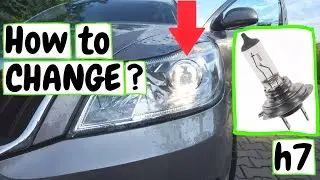 Skoda Octavia 1, 2, 3 Headlight beam bulb Replacement💡 &ndash; How to change light bulb?