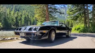 Drive to Big Sky in a 79 Trans Am, Timelapse and Edits. Featuring Andrew Bower and Lincoln Dog.