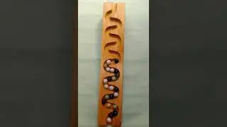 Marble Run ASMR☆ wave track collapse #asmr #shorts #track #marbles