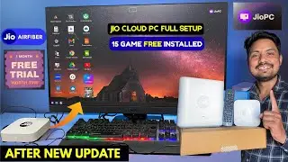 How To Setup Jio PC in Jio Set top Box | Jio PC Review | How To Start Jio PC In Jio AirFiber STB