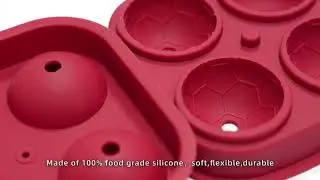 ice cube tray silicone reusable freezer