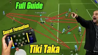 How to Play Tiki Taka in eFootball 2025 Mobile ? | Possession Game Tutorial