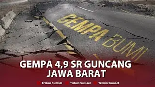 🔴BREAKING NEWS - Gempa Bermagnitudo 4,9 Guncang Kabupaten Bekasi, Jawa Barat Pukul 19:54:55 WIB