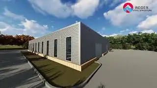 Beautiful Design Light Steel Warehouse with Good Thermal Insulation - Total Steel Warehouse Solution