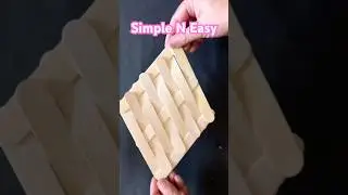 Amazing Interlocking Structure From Popsicle Sticks