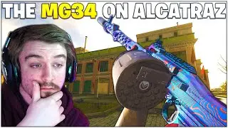 The MG34 On Alcatraz - This LMG Is Insanely Good! *Best MG34 Setup* (Rebirth Island - Warzone)
