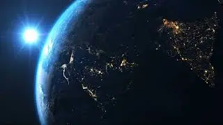 The Sun Illuminating Earth's Surface Free Space NoCoprightVideo