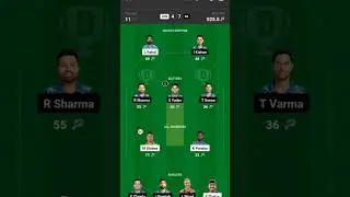 today dream 11 team ❤️❤️. #dream11 #somesh #gl