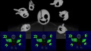 Sans Funny Boss Rush 3 people in defeat him