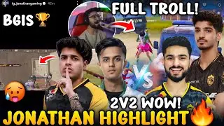 JONATHAN BGIS HIGHLIGHT 💛 JONATHAN SIMP VS LOLZZZ ZGOD 2V2 TDM 🤫 FULL TROLL LOLZZZ 😂 | GODL 