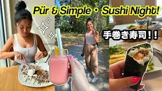Life in Canada🇨🇦カナダ生活: P&uuml;r&Simple Breakfast・手巻き寿司! Hand-rolled sushi at home!・Hume Park [JPN&ENG]