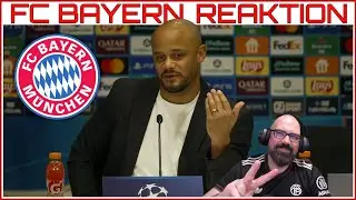 FC Bayern Reaktion 🎙️ auf die PK mit Vincent Kompany vor dem CL Spiel gegen PSV Eindhoven