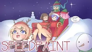 SPEEDPAINT ♥Vocaloid Christmas♥