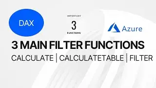 DATA ANALYTICS WITH DAX (CLASS 14) &ndash; 3 MAIN FILTER FUNCTIONS FOR TABULAR CUBE| POWER BI| POWER QUERY