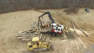 Log Cutters in Action - DJI Phantom 3 4K