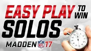 Madden 17 Ultimate Team: How to EASILY WIN ALL Solo Challenges on MUT 17! Madden 17 Money Play!