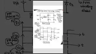 Single phase half bridge INVERTER💡 #shorts #electrical #electronics #inverter #powerelectronics