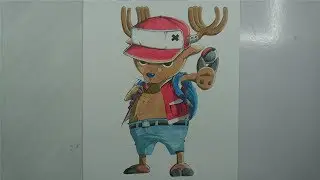 Time Lapse Drawing: Tony Tony Chopper (Red Cosplay) from 'One Piece'