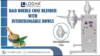 Double Cone Blender with Interchangeable Bowls - The Future of Mixing