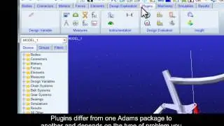 MSC Adams Design process