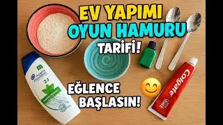 PLAY DOH OYUN HAMURU YAPIMI! KOLAY TARİFİ 🌈 KENDİ RENGİNİ SE&Ccedil;!