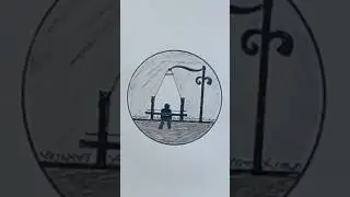 Alone Boy Drawing | Easy Alone Boy Drawing #boy #drawing #shorts #short