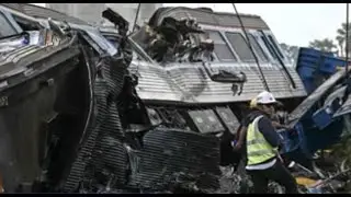 Crane Falls on Train in Thailand During China Backed Railway Project