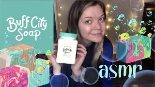 Buff city soap 🧼 asmr haul & first impression!! (laundry soap, bar soap, etc.) whisper ramble