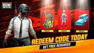 PUBG MOBILE REDEEM CODE TODAY 😍 Bgmi Redeem Code Today