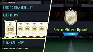 CRAFTING AN ICON PACK FROM PLAYER PICK PACKS! #FIFA22 ULTIMATE TEAM