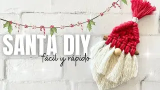 Cómo Hacer un Santa en Macramé (Rápido y Hermoso) | Tutorial Paso a Paso