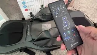 How to use Comfier Shiatsu Neck and Back Massager Controller